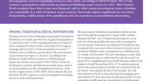 finance brief 13 subsiding water botswana